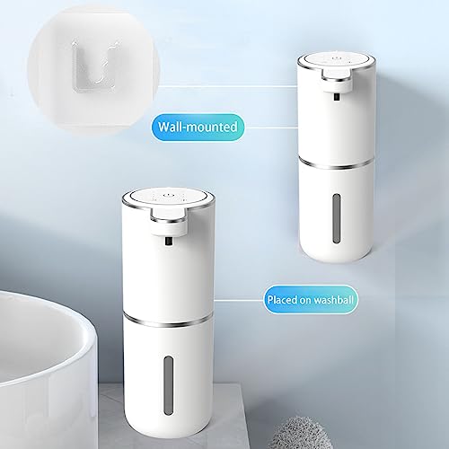 Ynesoer P11 Automatic Soap Dispenser – Touchless Foaming Soap Dispenser 400Ml Usb Rechargeable Dispenser Electric Wall Mounted 4Levels Adjustable Foam Soap Dispenser Pump thumb #3
