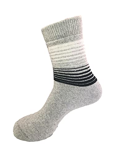 NY GOLDEN FASHION 4 Pairs Men Winter Warm Thermal Crew Thick Lamb Wool Socks Casual Ankle Socks4