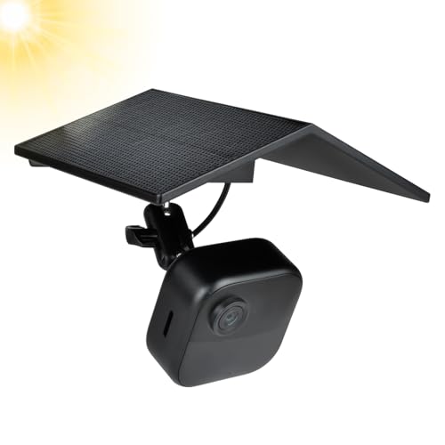 Solar Panel for Blink Camera Outdoor 4 (4th Gen) /2K+/3rd Gen/XT/XT2 Perfect View Angle for Wireless Blink Camera (Black) (Camera Not Included)