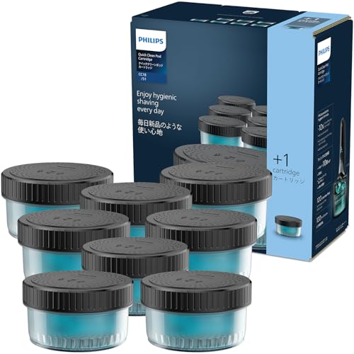 フィリップス 洗浄液 8個入り シェーバー （クイッククリーンポッド カートリッジ ） CC18/51【Amazon.co.jp限定】のサムネイル