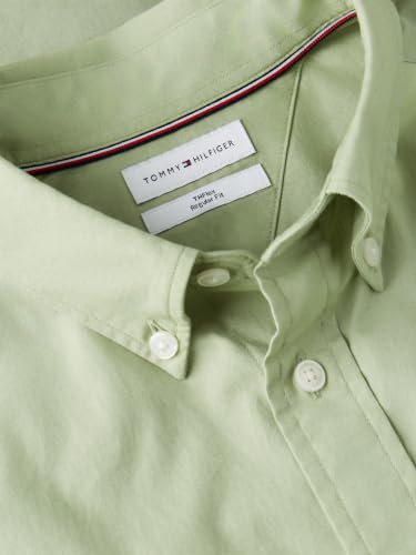 Image of Tommy Hilfiger Men's Short Sleeve Poplin Shirts in Regular Fit, Men's Button Down Shirts