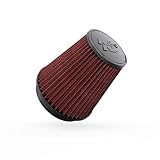 K&N High-Flow Original Lifetime Universal Clamp-On Air Filter: High Performance, Premium, Washable: Flange Diameter: 6 In, Filter Height: 7.5 In, Flange Length: 1 In, Shape: Round Tapered, RF-1041