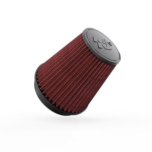K&N High-Flow Original Lifetime Universal Clamp-On Air Filter: High Performance, Premium, Washable: Flange Diameter: 6 In, Filter Height: 7.5 In, Flange Length: 1 In, Shape: Round Tapered, RF-1041