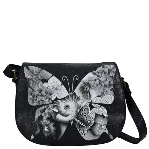 Image of Anna by Anuschka Women's Crossbody Saddle Bag