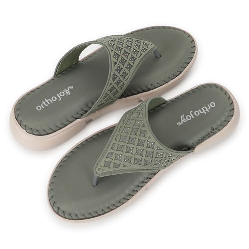 Image of ORTHO JOY doctor Fancy Slipper for women || Orthopedic Women's Fancy Sandal For Women