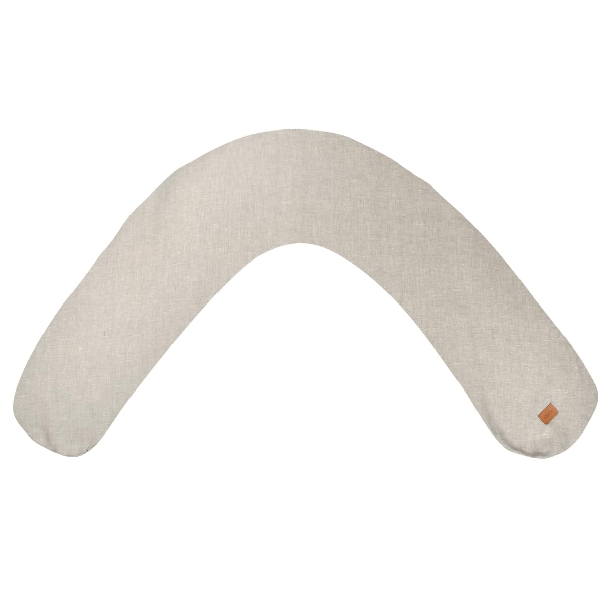 BÉABA, Big Flopsy, Multi-Function, Suitable for Sleeping/Nursing, Support, Hypoallergenic, Relaxation, Optimal Comfort, Soothing Night, Linen, Oekotex, Beige