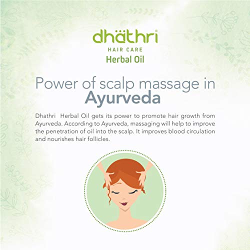 Image of Dhathri Hair Care Herbal Oil - 100 ml & Dhathri Chemparathi Thaali - 200 ml | Ayurvedic Hair Oil for Hair Fall and Regrowth| Natural Shampoo for Dry and Frizzy Hair | Hair Care Combo for Women and Men