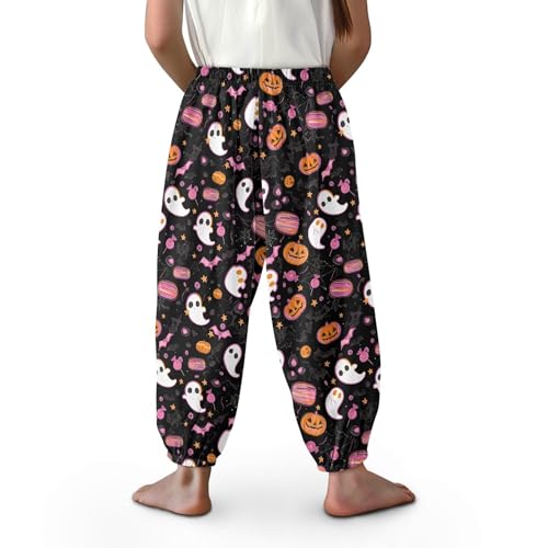 Image of Unisex Little Kids Yoga Trousers Bohemian Beach Pants Baggy Harem Activewear for Boys and Girls Age 3-10