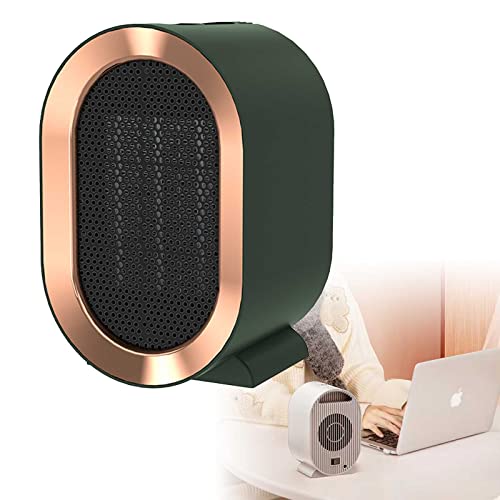 Fvxfdcbb Calentador de Ventilador cerámica portátil 1200 W, 2 Modos Seguro, Ahorro de energía, silencioso, protección contra sobrecalentamiento bajo Ruido, protección contra inclinación Cover