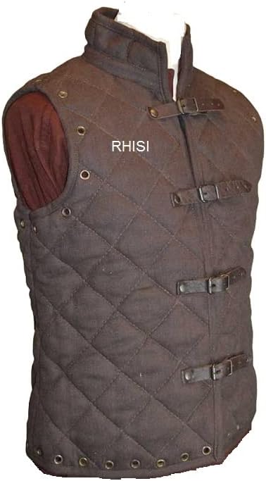 brand Cotton Padded Jacket Sleeveless Padded Gambeson Sleeveless clothing wear brown color new box packing new