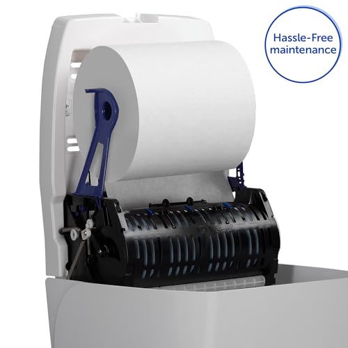 Dispensador Aquarius 6959 blanco para toallas secamanos en rollo 6