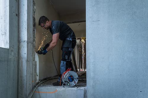 Brennenstuhl Garant S IP44 Kabeltrommel (40m Kabel in orange, Stahlblech, Einsatz im Außenbereich, Made in Germany) - 7