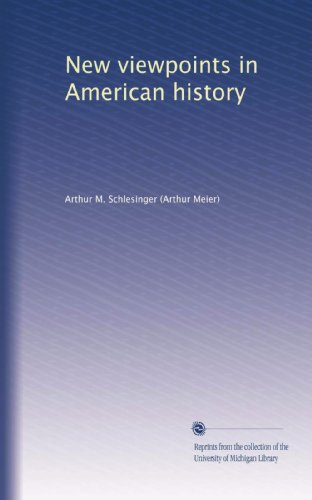 New viewpoints in American history B002WYK2WS Book Cover