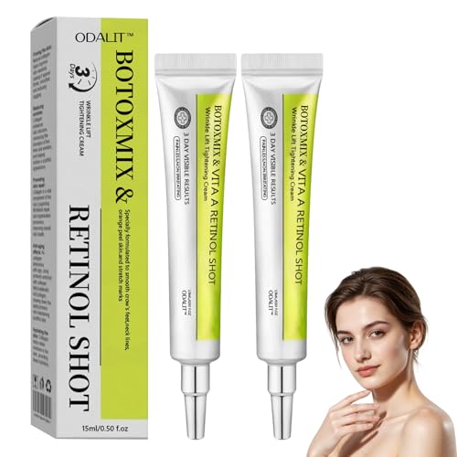 Odalit Botoxmix & Vita-A Retinol Shot Wrinkle-Lift Tightening Cream Odalit Wrinkle-Lift Tightening Cream Lifts and Firms The Skin Deeply Moisturizes and Hydrates. (2PCS)