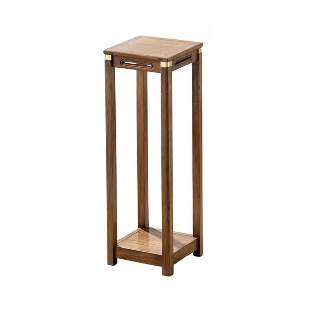 Sockel für Skulpturen Pflanzenständer aus Holz, Blumenständer for den Innen- und Außenbereich, Balkon und Garten Sockel