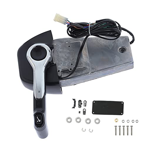 Binnacle Control Single Handle, ABS + Metal, 704-48205 - 14 - P1-00 Replacement - Ergonomic Grip, Durable Marine Construction, Ideal for Outboard Boats