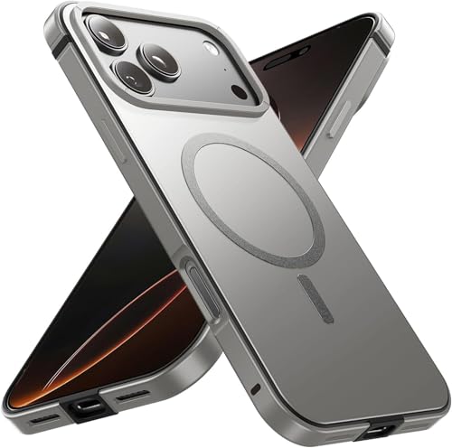 Coque en métal pour iPhone 17 Pro antichoc pour le quotidien actif