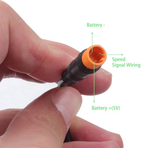 Image of Electric Bicycle Throttle Grip with 3 Pin Waterproof Plug, 20X E-Bike Modified Thumb Throttle Part, 12-72V Speed Accelerator for Mountain Bike Scooter