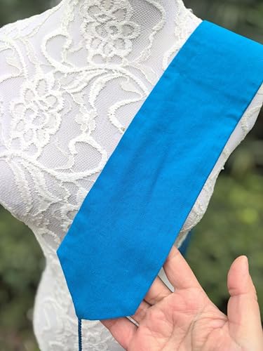 FANFAN Mexican Style Belts Plus Size Colorful Belt Orange Red Cotton Belt for Women Dress Cinco de Mayo Sash Belt E83