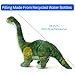 The Petting Zoo Brachiosaurus Dinosaur Stuffed Animal Plushie, Gift for Kids, Dino Animals, Green Brachiosaurus Plush Toy 20 inches Head to Tail