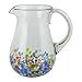 NOVICA Hand Multicolor Confetti Festival' Blown Glass Pitcher, 87 oz