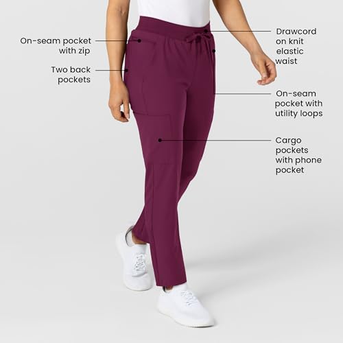 Image of Wink W123 Women's Flex-n-Reach Track Scrub Pant