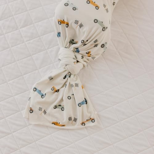 Image of Copper Pearl Swaddle Blankets for Newborns | Soft Stretchy Receiving Blankets for Boys and Girls | Large 46 x 46 Inch Baby Blankets | Lightweight and Breathable Swaddles | Speedster
