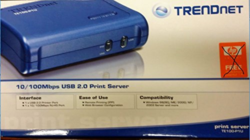 [EOL] TRENDnet TE100-P1U Mini Print Server RJ45 USB 2.0