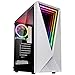 Kolink Void Boîtier PC Moyen Tour ATX - Toure PC Gameur - Boitier RGB ATX - Tour de PC avec Ventilateur - Boitier Blanc - Boitier PC Verre Trempé - PC Gamer Pas Cher - Blanch