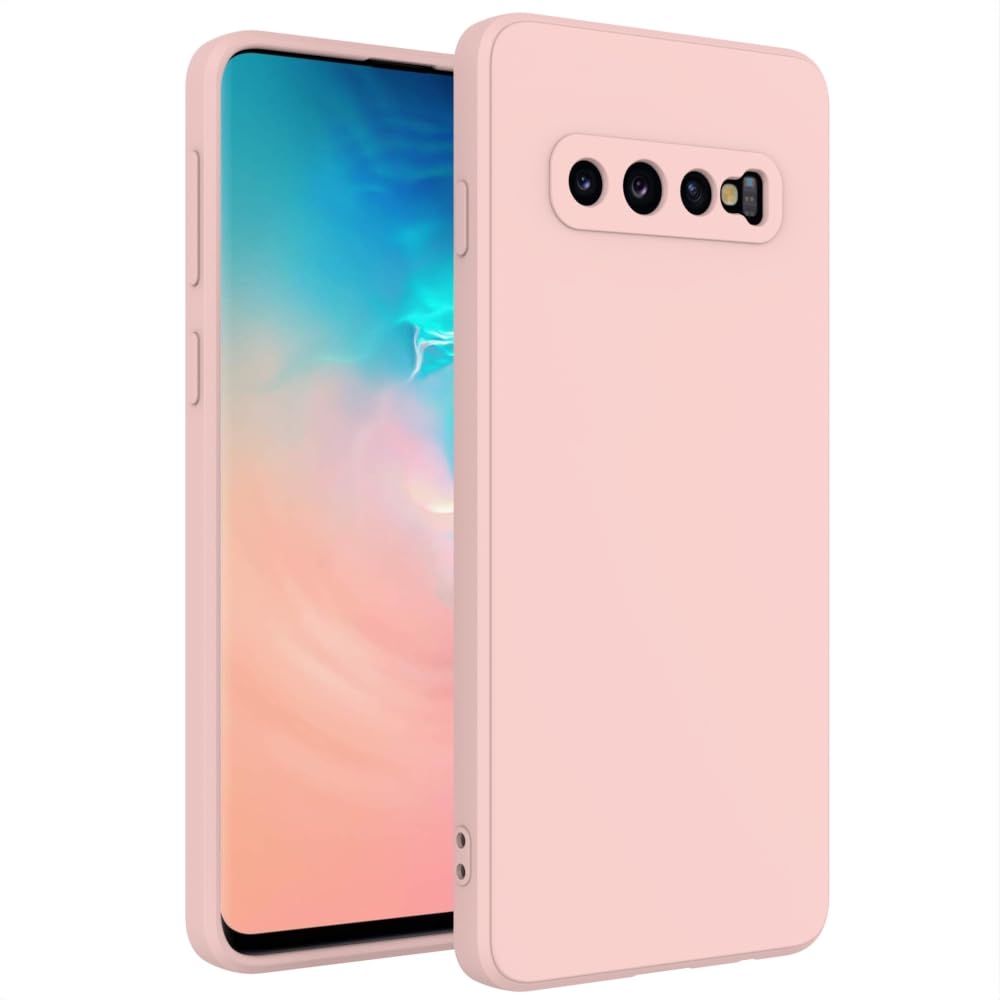 for Samsung Galaxy S10 Case Pink, Scratch Resistant with Soft Touch, Slim Thin Phone Cover for Samsung Galaxy S10