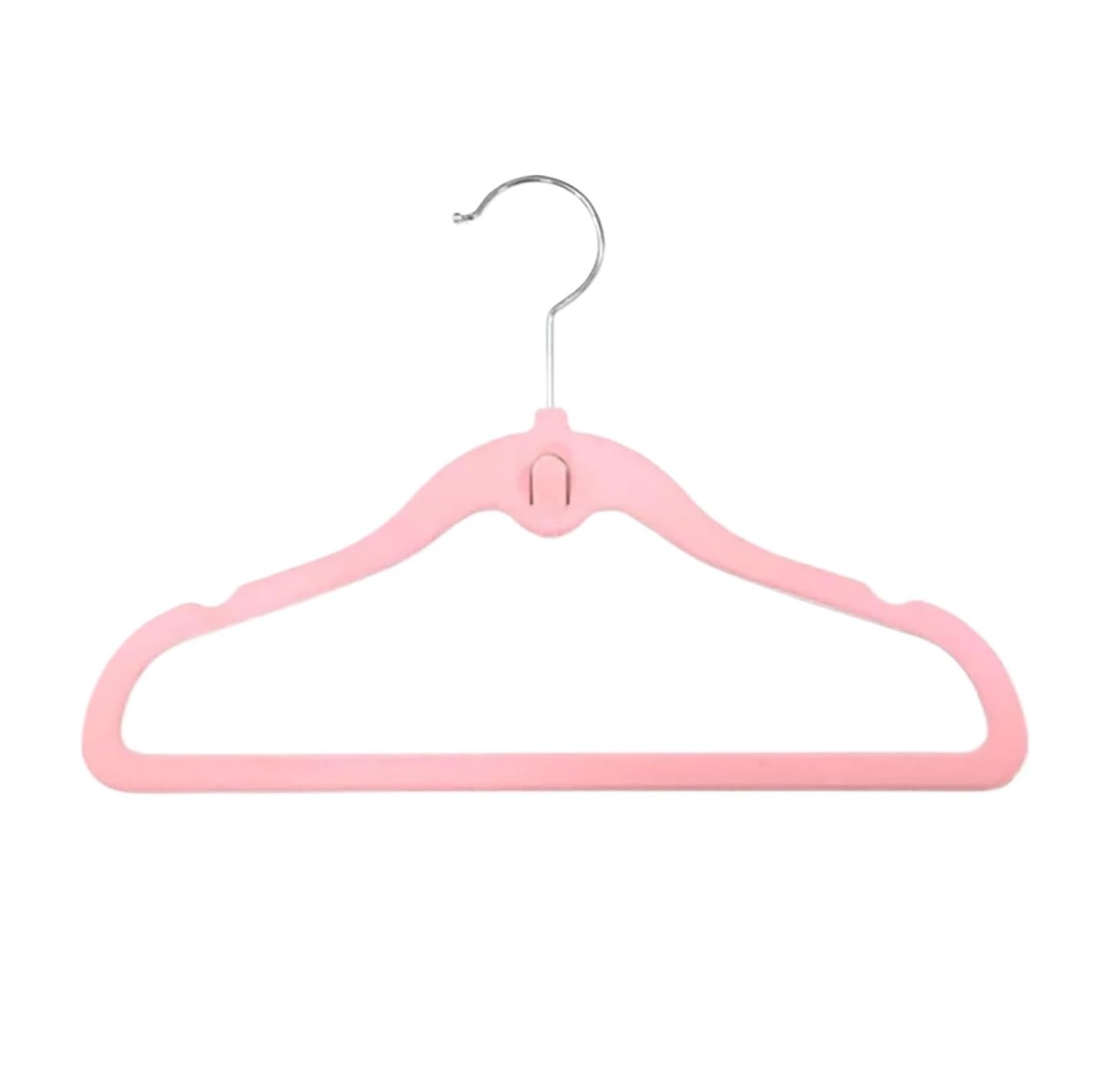 LYGXWJFC Anzug-Kleiderbügel, 10 Stück, rutschfeste Samt-Kleiderbügel, Schrank-Organizer für Kleidung, Kleiderschrank, platzsparendes Gestell für Mantel, Rock, Kleiderschrank-Organizer (Rosa)
