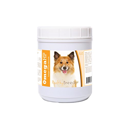 Image of Healthy Breeds Icelandic Sheepdog Omega HP Fatty Acid Skin and Coat Support Soft Chews 90 Count
