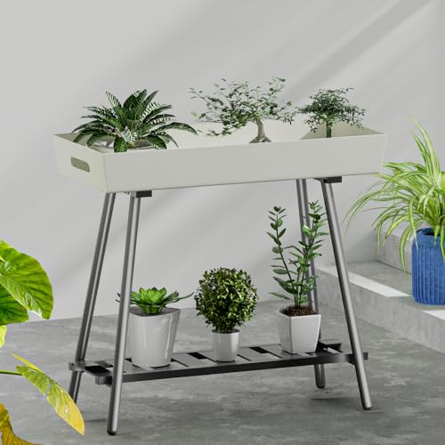 Dhygotfur DH-005 Exceptional Indoor & Outdoor Plant Stand Aluminum Flower Rack - Perfect For Patio, Lawn thumb #2