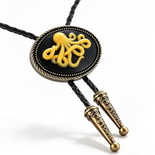 Image of Jeilwiy Bolo Tie for Men, Western Bolero Tie Cowboy Ties Native American Cowgirl Bolo Tie Accessories for Men Women