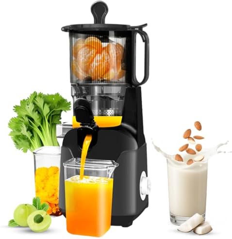 INALSA Milk Maker & Slow Juicer For Home|High Nutrient|Intelligent Auto Reverse|BPA-Free Plastic|Ideal for Juices,Smoothies,Nut&Coconut Milk|Safety Lock System|Easy Assembly & Cleaning|Nutri N Vit Pro
