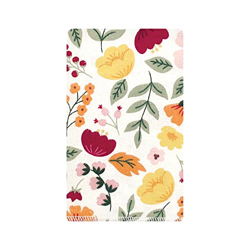 Image of Hudson Baby Unisex Baby Cotton Flannel Burp Cloths, Fall Botanical, One Size