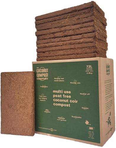 COCONUT COMPOST Organic Coir Soil 72L