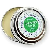 Gardener Hand Salve for Dry Cracked Hands - 100% Organic & Natural - Handmade with Comfrey & Cale...