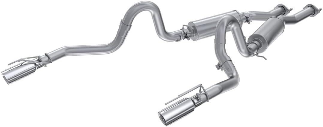 MBRP 99-04 Ford Mustang GT/Mach 1 2.5in Dual Split Rear AL Catback Exhaust w/ 3.5in Dual Wall Tips