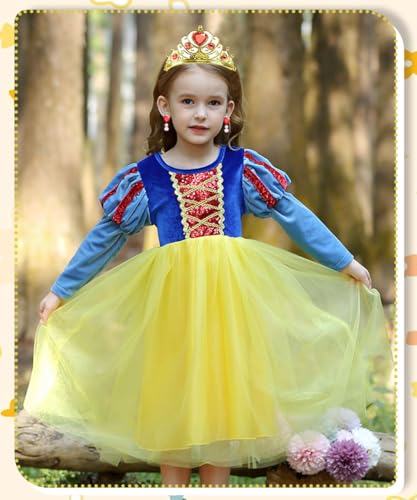 Disfraz de princesa para niñas 4-5 años miniatura 2
