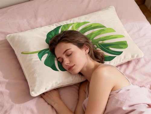 Funda Cojin para Sofá 40x60 cm Evite Desgaste con Terciopelo Verde Lavable Doble Cara 2 uds 7