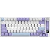 あっこ様 パープル×2 Amazon.com: AJAZZ AK820 75% Wired RGB Gasket Mechanical Keyboard