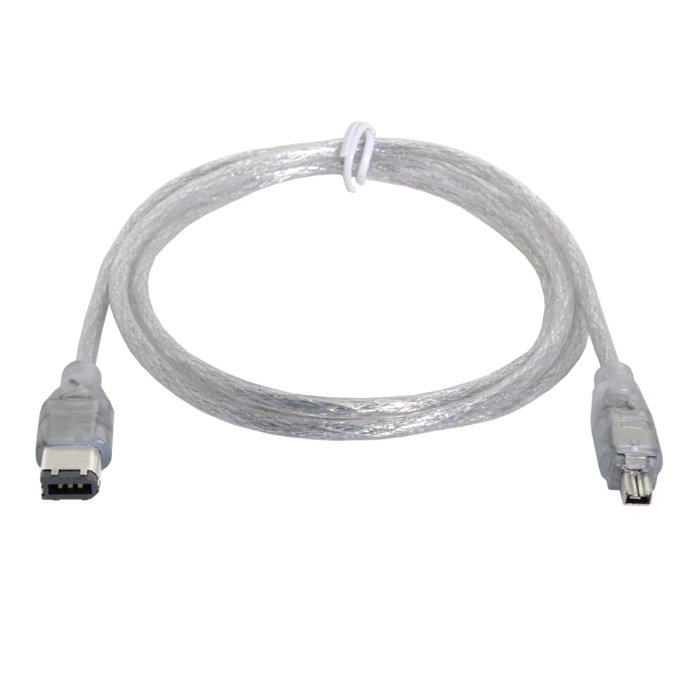 1394 6Pin a Firewire 400 IEEE 1394 4 Pin Maschio iLink Cavo Adattatore Cavo per Fotocamera Videocamera
