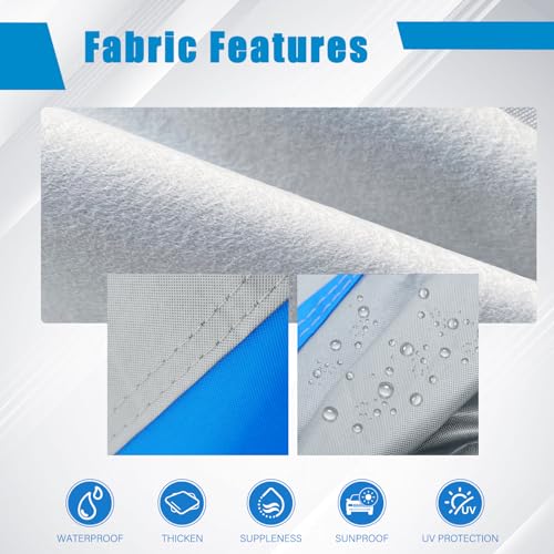 Image of Hatchback Car Cover Waterproof All Weather for Automobiles, Universal Fit Ford Focus, VW Golf, Honda Fit, Chevy Spark, Hyundai Veloster, Mini Clubman /Hardtop etc (for Hatchback 178x72x59 in)