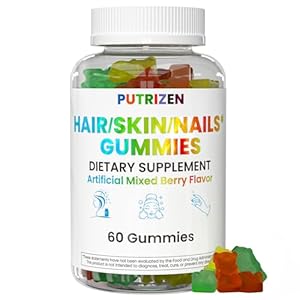 Hair Skin and Nails Gummies, Vegan ...