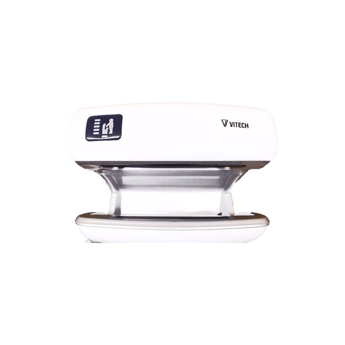 Sèche-mains Vitech automatique à double jet d'air gris 1800W Séchage rapide
