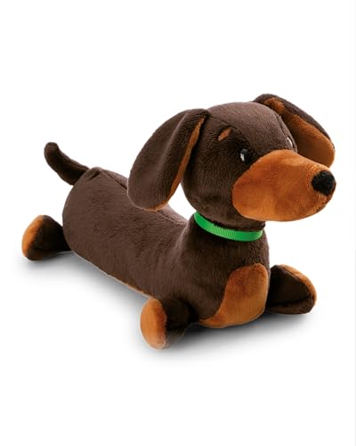 NICI 49821 Kuscheltier Dackel 20cm liegend braun - Stofftier aus weichem Plüsch, niedliches Plüschtier zum Kuscheln und Spielen, für Kinder & Erwachsene, tolle Geschenkidee, Nr