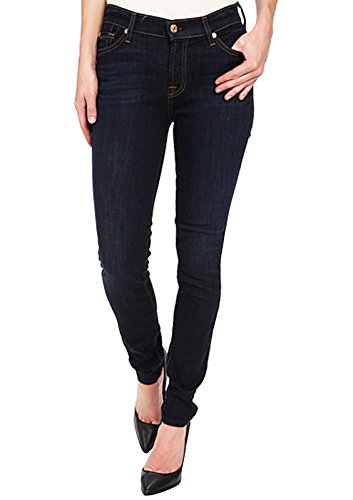 7 For All Mankind Women's Mid Rise Skinny Jean
