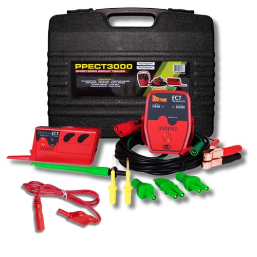 Power Probe ECT3000 Circuit Tracer with 3ft Red Extension Lead