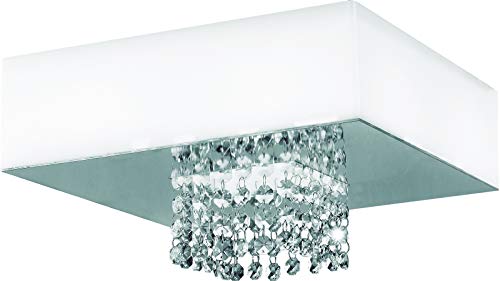 Plafon Vision LED 127V 6500K, LLUM Bronzearte, 34611, 20W, Branco, 30X30cm